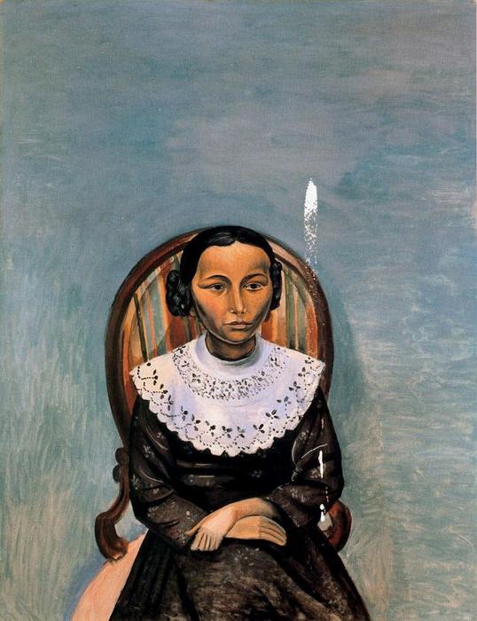 Wikioo.org – La Enciclopedia de las Bellas Artes - Pintura, Obras de arte de André Derain - retrato de un niña joven en negro