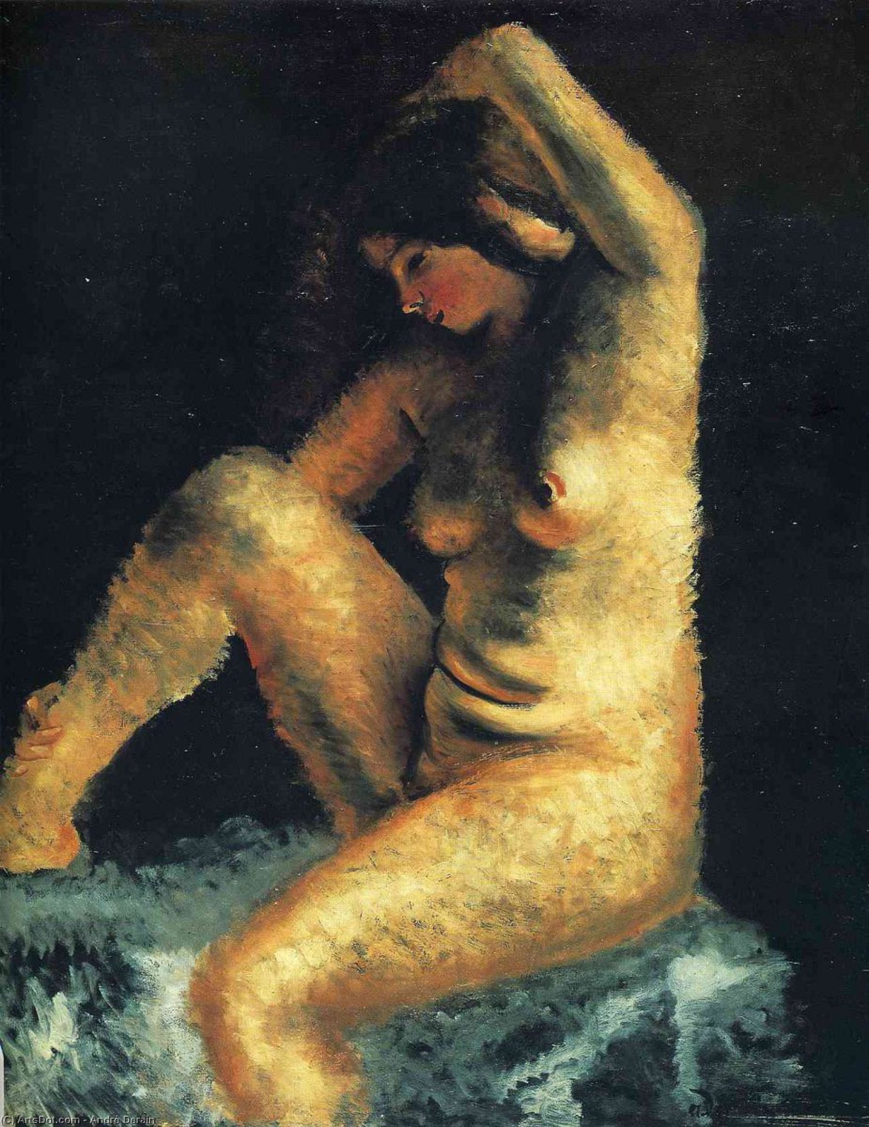 Wikioo.org - Encyklopedia Sztuk Pięknych - Malarstwo, Grafika André Derain - The beautiful model