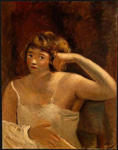 Wikioo.org - The Encyclopedia of Fine Arts - Painting, Artwork by André Derain - Woman in a Chemise