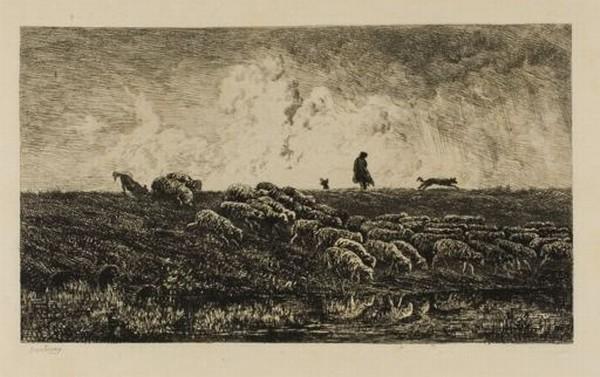 WikiOO.org - Enciklopedija likovnih umjetnosti - Slikarstvo, umjetnička djela Charles François Daubigny - L'Onde