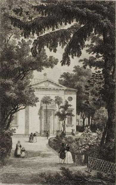 WikiOO.org - Encyclopedia of Fine Arts - Lukisan, Artwork Charles François Daubigny - The Amphitheatre Of The Jardin des Plantes