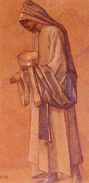 WikiOO.org - Encyclopedia of Fine Arts - Malba, Artwork Edward Coley Burne-Jones - Balthazar