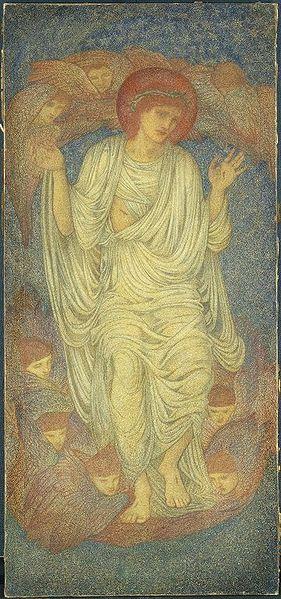 WikiOO.org - Enciklopedija dailės - Tapyba, meno kuriniai Edward Coley Burne-Jones - Christ in Glory