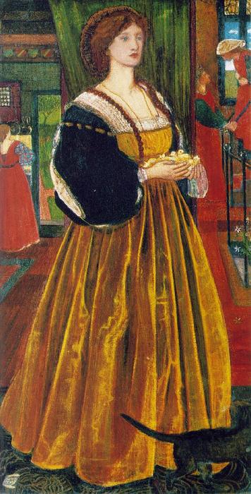 Wikioo.org - The Encyclopedia of Fine Arts - Painting, Artwork by Edward Coley Burne-Jones - Clara von Bork