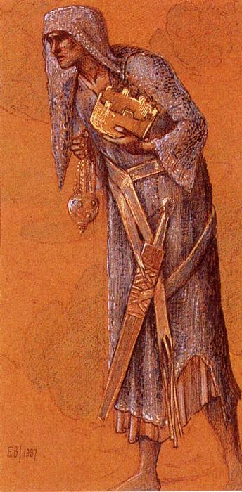 WikiOO.org - Encyclopedia of Fine Arts - Maleri, Artwork Edward Coley Burne-Jones - Joseph