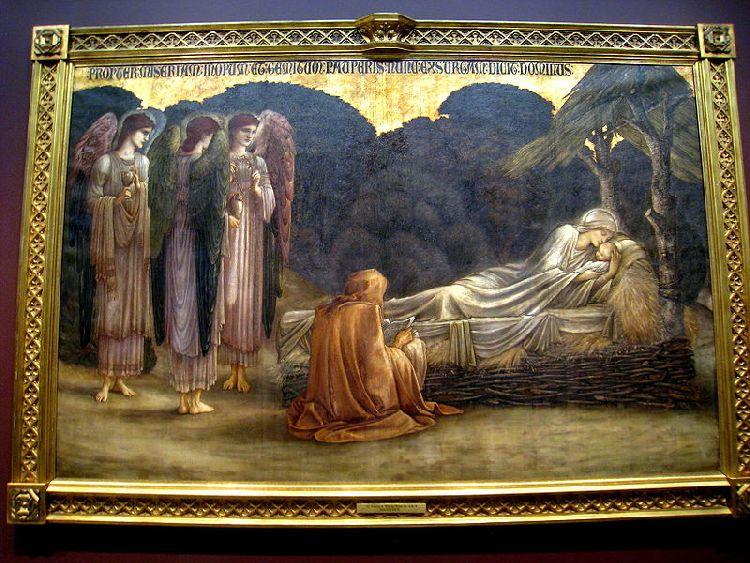 WikiOO.org - Енциклопедия за изящни изкуства - Живопис, Произведения на изкуството Edward Coley Burne-Jones - Nativity