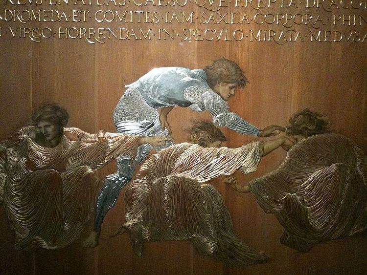 Wikioo.org - สารานุกรมวิจิตรศิลป์ - จิตรกรรม Edward Coley Burne-Jones - Perseus und die Graien