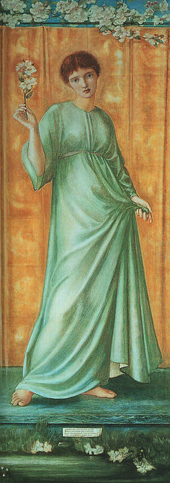 Wikioo.org – La Enciclopedia de las Bellas Artes - Pintura, Obras de arte de Edward Coley Burne-Jones - primavera