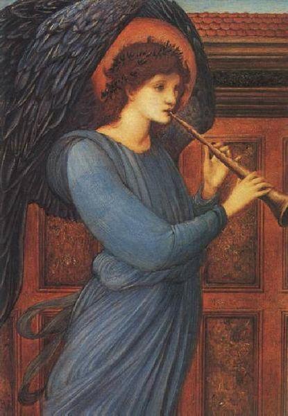 WikiOO.org - دایره المعارف هنرهای زیبا - نقاشی، آثار هنری Edward Coley Burne-Jones - The Angel