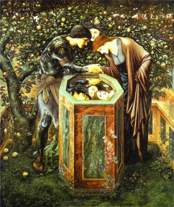 Wikioo.org - The Encyclopedia of Fine Arts - Painting, Artwork by Edward Coley Burne-Jones - The Baleful Head