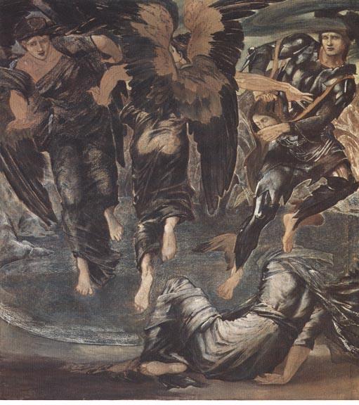 Wikioo.org – La Enciclopedia de las Bellas Artes - Pintura, Obras de arte de Edward Coley Burne-Jones - La muerte de Medusa