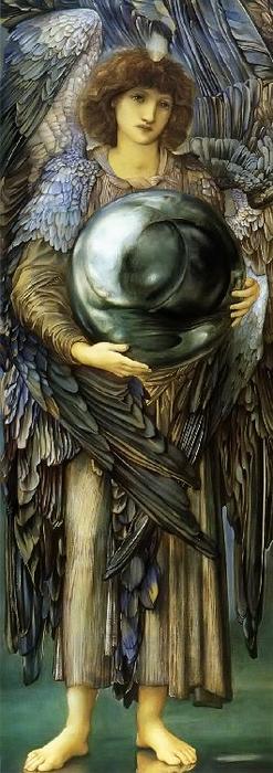 Wikioo.org – La Enciclopedia de las Bellas Artes - Pintura, Obras de arte de Edward Coley Burne-Jones - el primero día de creación