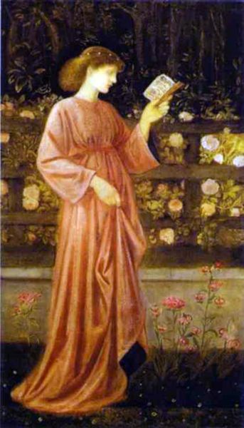 Wikioo.org – La Enciclopedia de las Bellas Artes - Pintura, Obras de arte de Edward Coley Burne-Jones - La hija del Rey