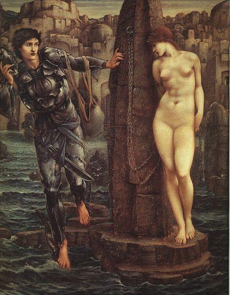 WikiOO.org - Encyclopedia of Fine Arts - Maleri, Artwork Edward Coley Burne-Jones - The Rock of Doom