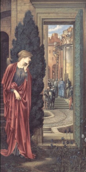 WikiOO.org - Enciklopedija dailės - Tapyba, meno kuriniai Edward Coley Burne-Jones - The Tower of Brass