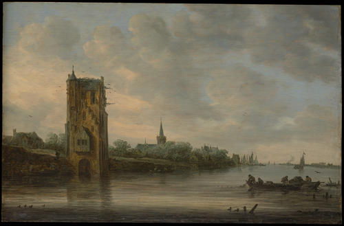 WikiOO.org - Enciklopedija likovnih umjetnosti - Slikarstvo, umjetnička djela Jan Van Goyen - The Pelkus Gate near Utrecht