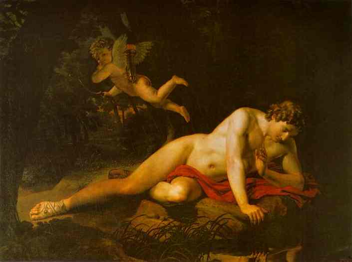WikiOO.org - Енциклопедия за изящни изкуства - Живопис, Произведения на изкуството Karl Pavlovich Bryullov - Narcissus