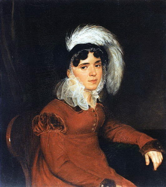 WikiOO.org – 美術百科全書 - 繪畫，作品 Karl Pavlovich Bryullov - 玛利亚的肖像Ardalionovna Kikin的