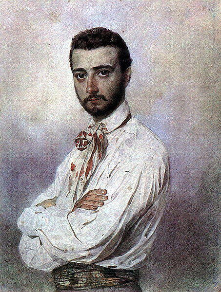 Wikioo.org - สารานุกรมวิจิตรศิลป์ - จิตรกรรม Karl Pavlovich Bryullov - Portrait Vincenzo Tittoni