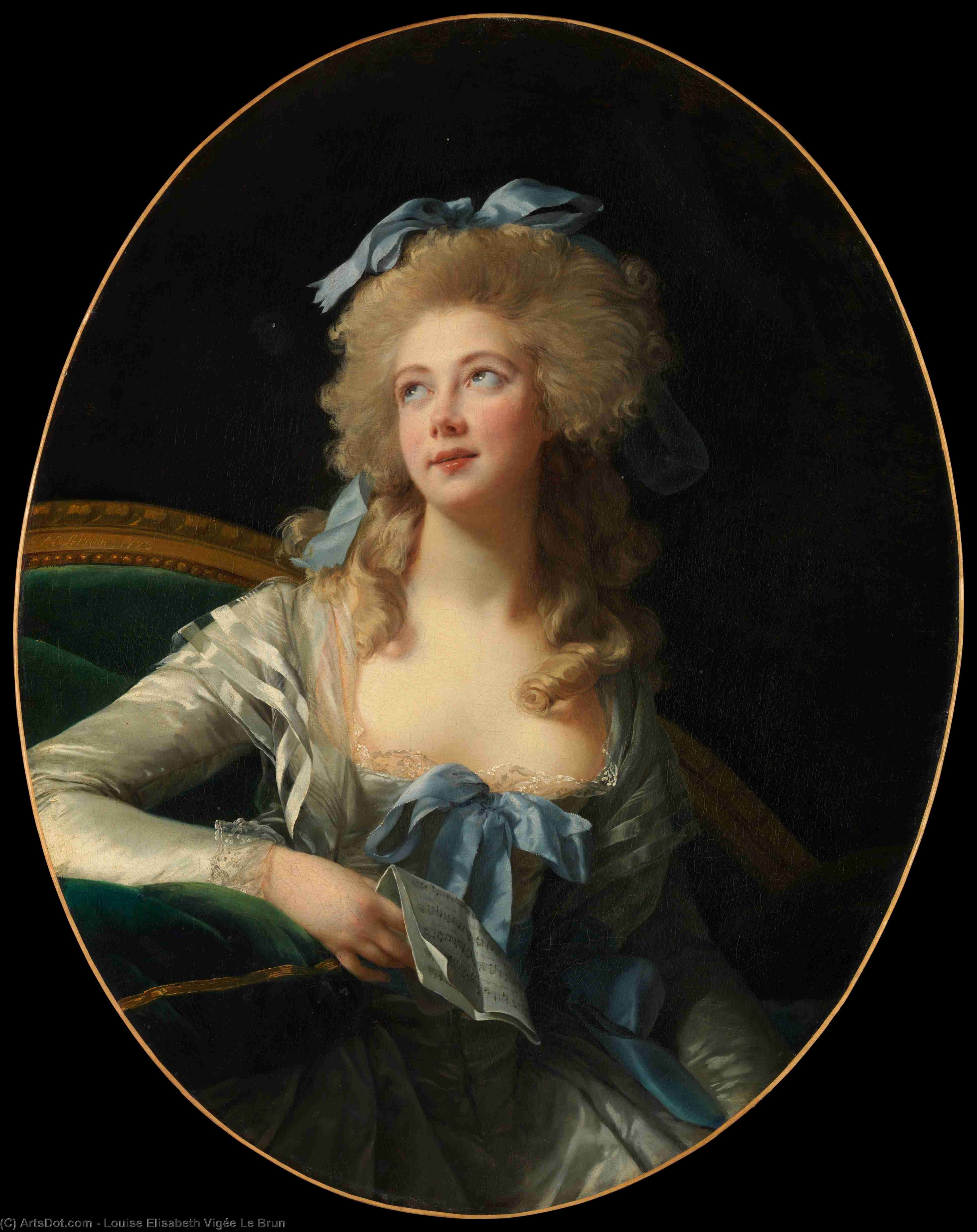 WikiOO.org - Encyclopedia of Fine Arts - Maleri, Artwork Elisabeth-Louise Vigée-Lebrun - Madame Grand