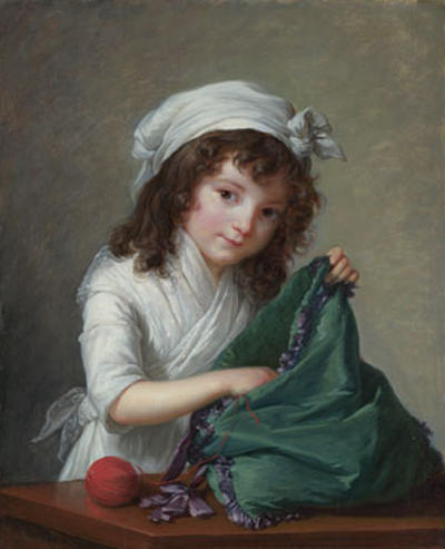 WikiOO.org - Encyclopedia of Fine Arts - Lukisan, Artwork Elisabeth-Louise Vigée-Lebrun - Miss-Brongniart
