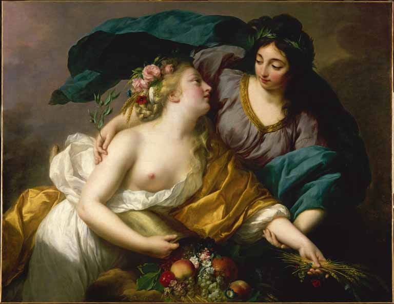 Wikioo.org – L'Encyclopédie des Beaux Arts - Peinture, Oeuvre de Elisabeth-Louise Vigée-Lebrun - Paix ramenant Abondance
