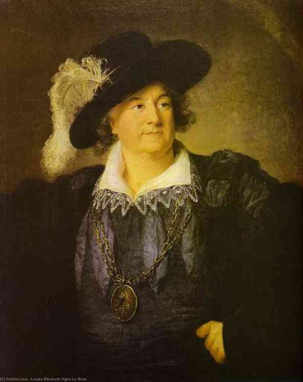 WikiOO.org - אנציקלופדיה לאמנויות יפות - ציור, יצירות אמנות Elisabeth-Louise Vigée-Lebrun - Portrait of Stanislas Augustus Poniatowski