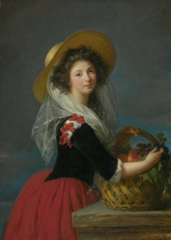 WikiOO.org - Encyclopedia of Fine Arts - Malba, Artwork Elisabeth-Louise Vigée-Lebrun - Portrait-of-Marie-Gabrielle