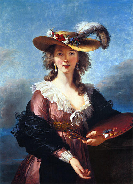 WikiOO.org - אנציקלופדיה לאמנויות יפות - ציור, יצירות אמנות Elisabeth-Louise Vigée-Lebrun - Self-portrait
