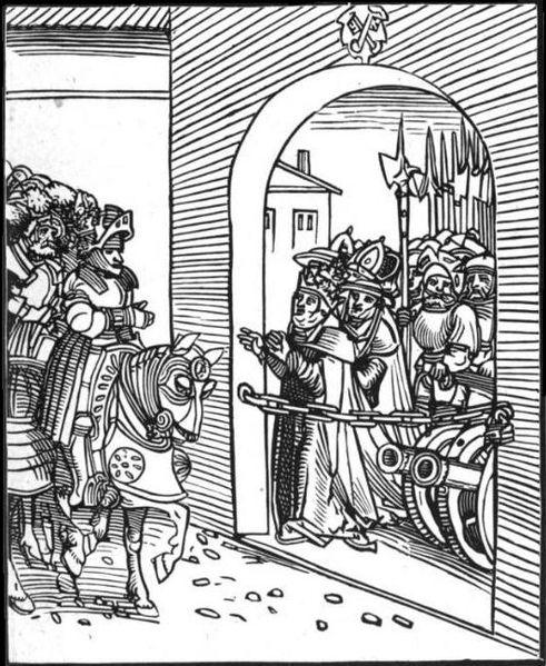 WikiOO.org – 美術百科全書 - 繪畫，作品 Lucas Cranach The Elder - 敌1