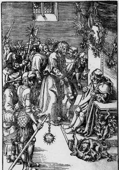Wikioo.org – L'Encyclopédie des Beaux Arts - Peinture, Oeuvre de Lucas Cranach The Elder - Christ devant Anne