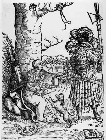 WikiOO.org - Енциклопедия за изящни изкуства - Живопис, Произведения на изкуството Lucas Cranach The Elder - David and Abigail