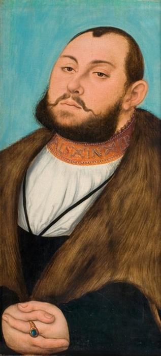 WikiOO.org - Encyclopedia of Fine Arts - Maalaus, taideteos Lucas Cranach The Elder - Johann Friedrich the Magnanimous