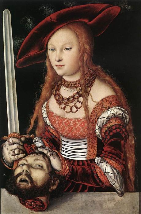 Wikioo.org – La Enciclopedia de las Bellas Artes - Pintura, Obras de arte de Lucas Cranach The Elder - judith con la cabeza de holofernes