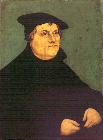 Wikioo.org - Bách khoa toàn thư về mỹ thuật - Vẽ tranh, Tác phẩm nghệ thuật Lucas Cranach The Elder - Portraits of Martin Luther 1