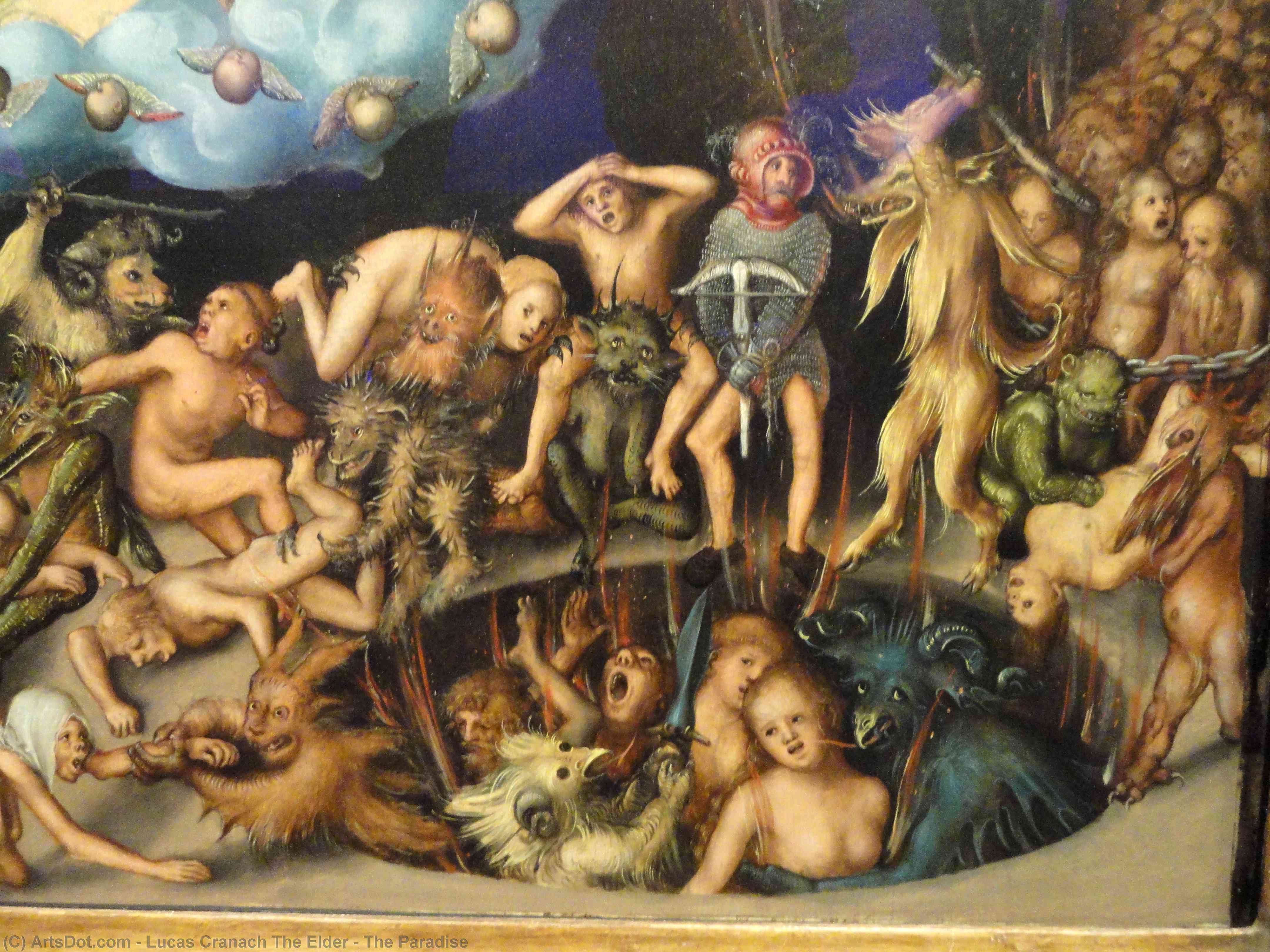Wikioo.org - The Encyclopedia of Fine Arts - Painting, Artwork by Lucas Cranach The Elder - The Paradise