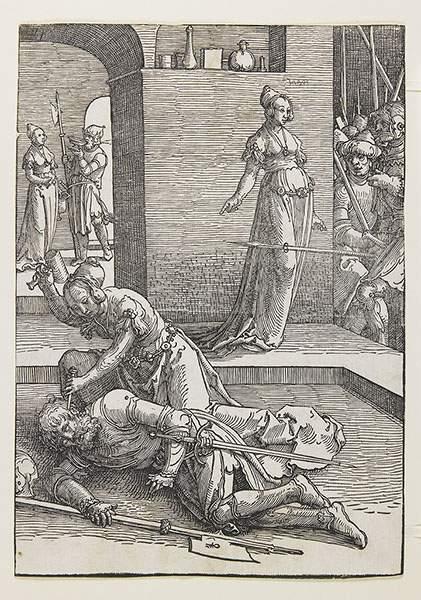 WikiOO.org - Enciklopedija likovnih umjetnosti - Slikarstvo, umjetnička djela Lucas Van Leyden - Jael Killing Sisera
