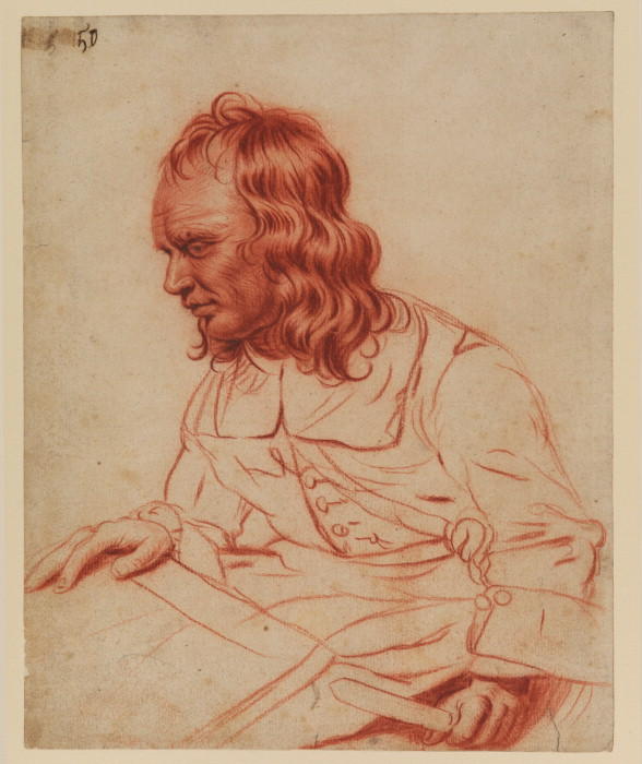 WikiOO.org - Encyclopedia of Fine Arts - Lukisan, Artwork Mary Beale - Half-length seated figure of a leather worker