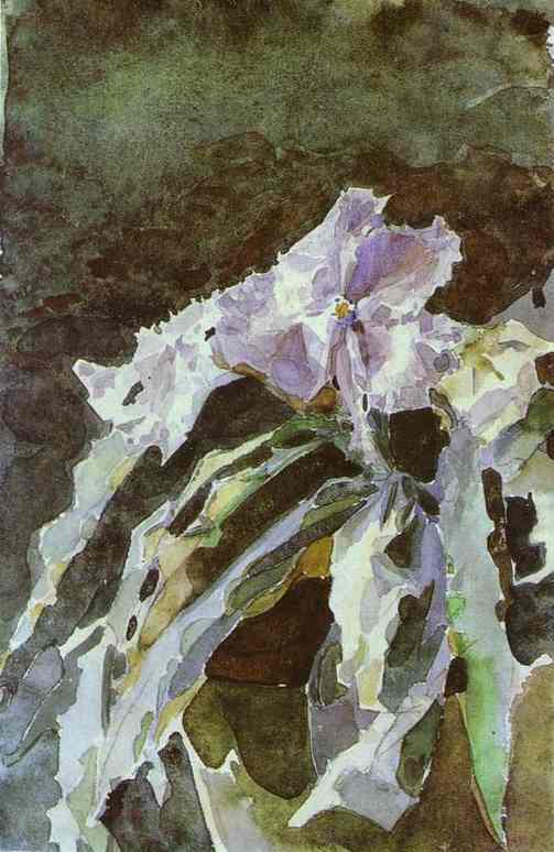 Wikioo.org - The Encyclopedia of Fine Arts - Painting, Artwork by Mikhail Vrubel - Orchid