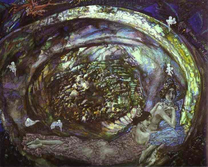 Wikioo.org - The Encyclopedia of Fine Arts - Painting, Artwork by Mikhail Vrubel - Pearl Oyster