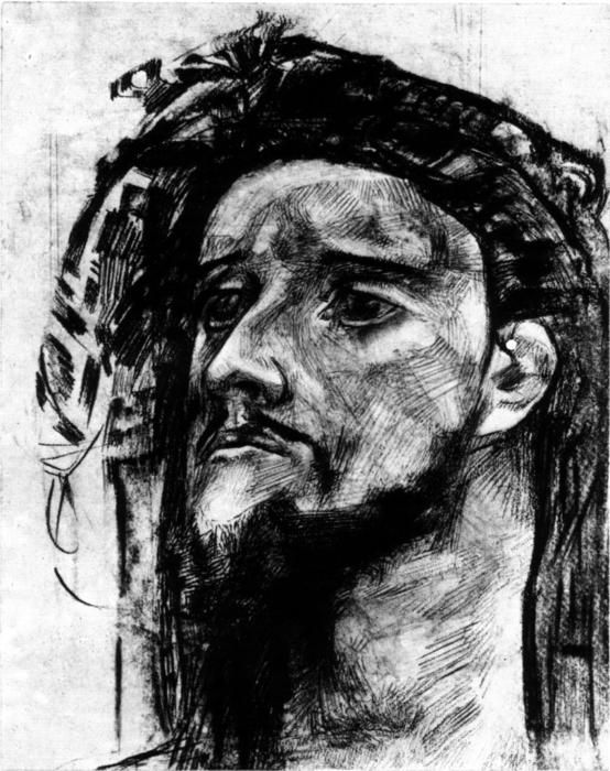 WikiOO.org - Encyclopedia of Fine Arts - Malba, Artwork Mikhail Vrubel - Prophet 2