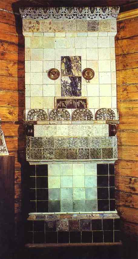 Wikioo.org - The Encyclopedia of Fine Arts - Painting, Artwork by Mikhail Vrubel - Tile Stove 1