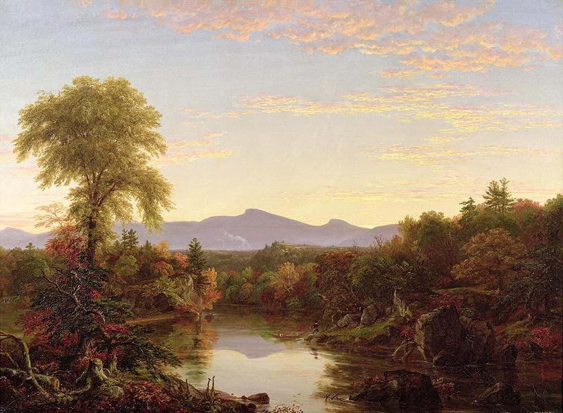 Wikioo.org - The Encyclopedia of Fine Arts - Painting, Artwork by Thomas Cole - Catskill Creek, New York