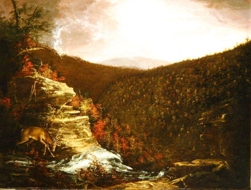 Wikioo.org - The Encyclopedia of Fine Arts - Painting, Artwork by Thomas Cole - From the Top of Kaaterskill Falls