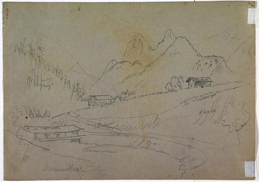 WikiOO.org - Εγκυκλοπαίδεια Καλών Τεχνών - Ζωγραφική, έργα τέχνης Thomas Cole - In the Simmenthal Pass