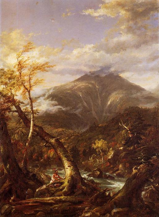 Wikioo.org - The Encyclopedia of Fine Arts - Painting, Artwork by Thomas Cole - Indian Pass Tahawus
