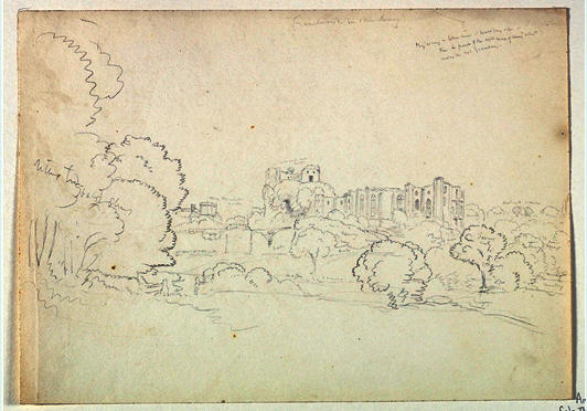 WikiOO.org - Εγκυκλοπαίδεια Καλών Τεχνών - Ζωγραφική, έργα τέχνης Thomas Cole - Kenilworth Castle