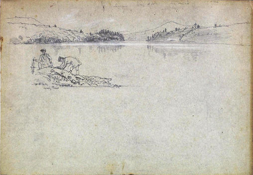 WikiOO.org - Güzel Sanatlar Ansiklopedisi - Resim, Resimler Thomas Cole - Lake Incapoco Looking-NW