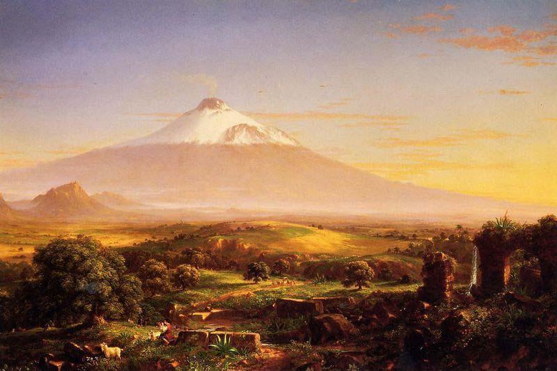WikiOO.org - Encyclopedia of Fine Arts - Maľba, Artwork Thomas Cole - Mount Etna
