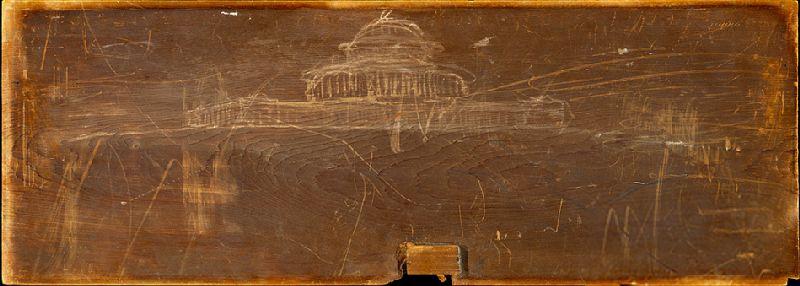 Wikioo.org - The Encyclopedia of Fine Arts - Painting, Artwork by Thomas Cole - Sketch for Ohio State Capit